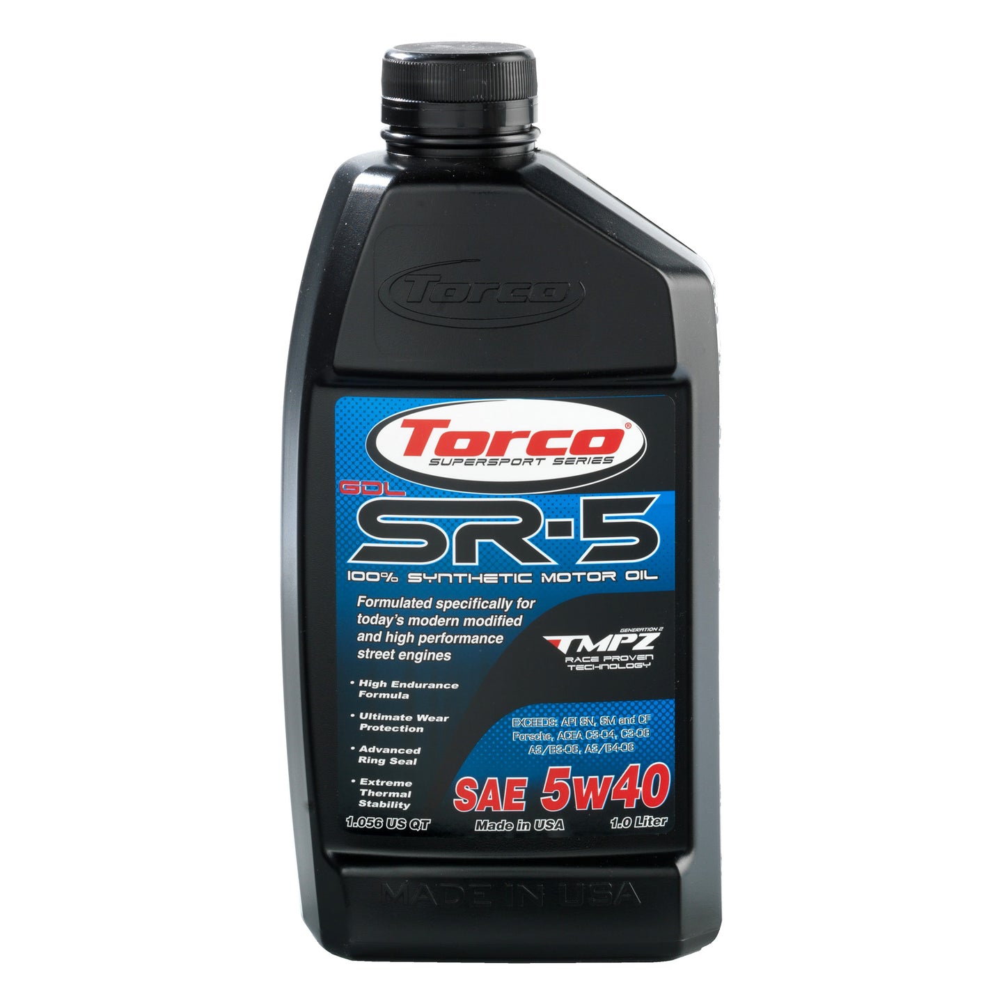 Torco SR-5 GDL Synthetic High Performance Oils 5w40