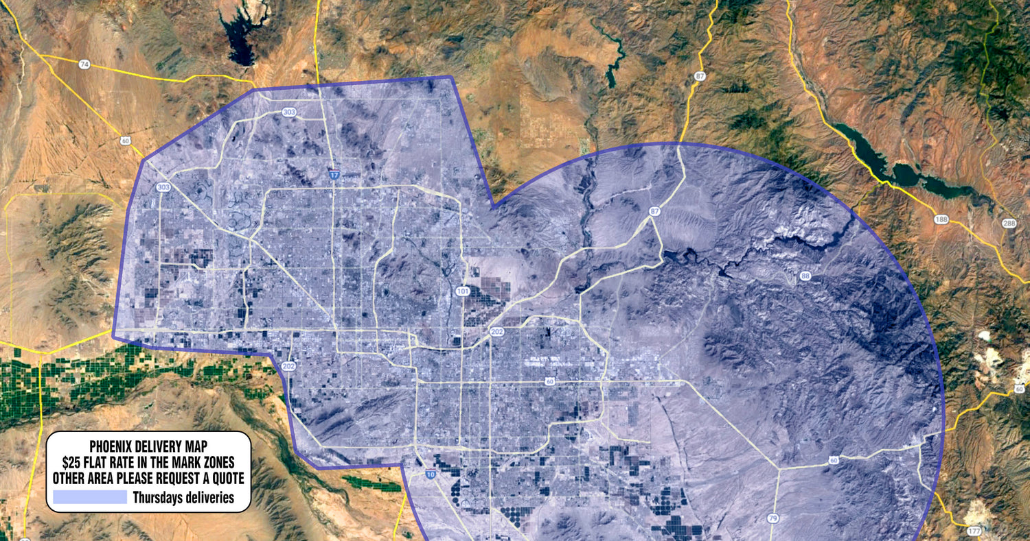 race fuel deliver map in phoenix az