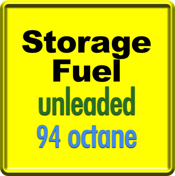 Storage fuel for cars by Torco. Long lasing