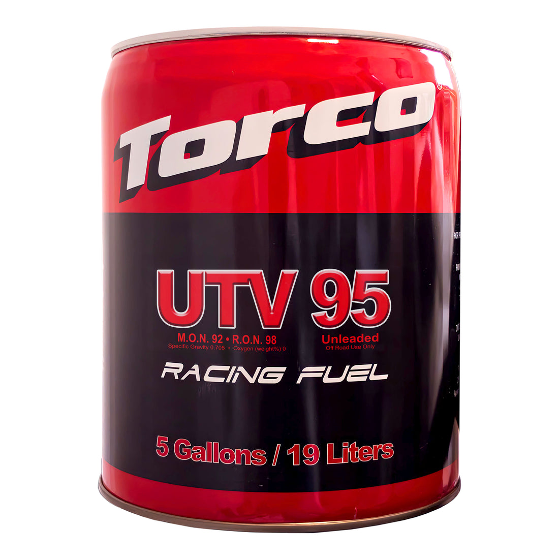 Fuel High Performance Torco UTV 95 octane High Performance Fuel - 5 gal – Torco Race Fuels
