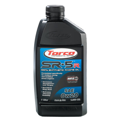 Torco SR-5R Synthetic Racing Oils 0w20