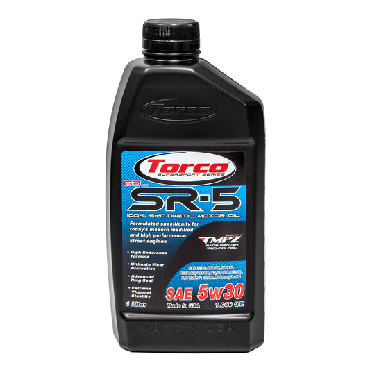 Torco SR-5 GDL Synthetic High Performance Oils 5w30