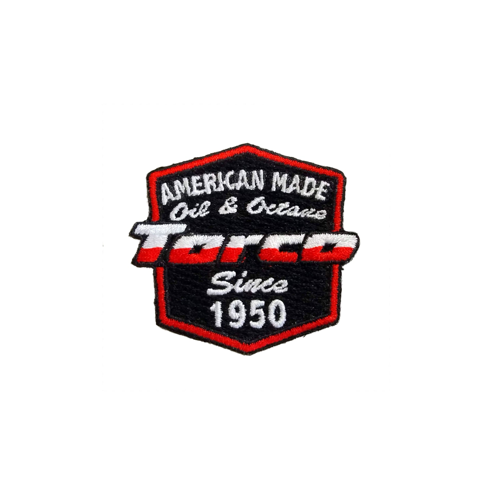 Torco American Made 2x2 inch iron on patch