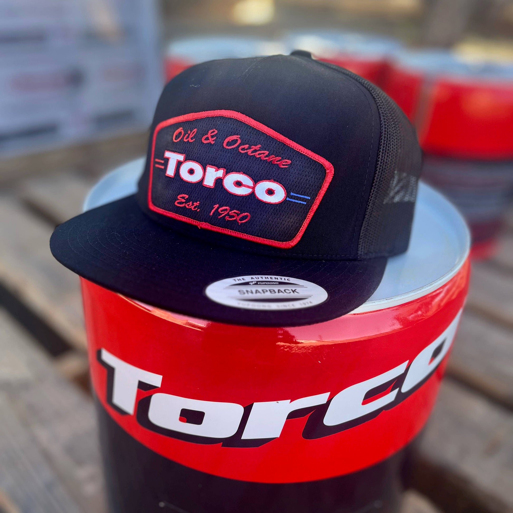 Torco Oil and Octane Snapback hat
