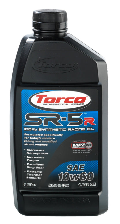10w60 racing oil SR5 by Torco